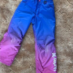 Hurley girls ombré snow pants